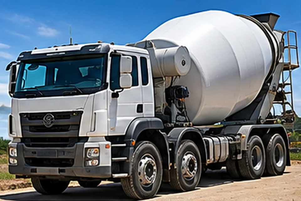 Caminhão betoneira para transporte de concreto usinado